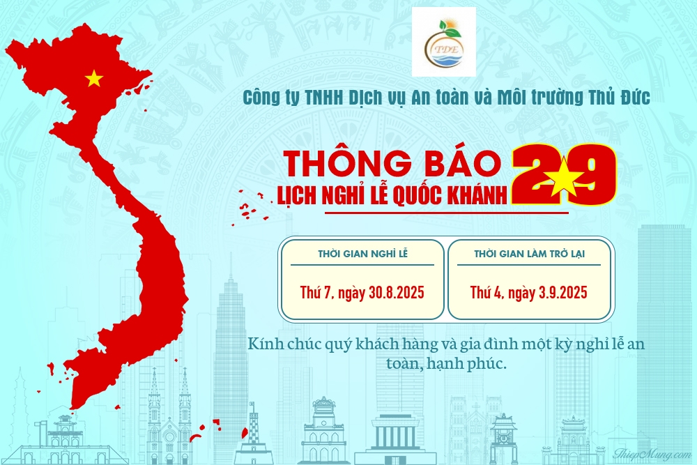 THÔNG BÁO NGHỈ LỄ QUỐC KHÁNH 2/9